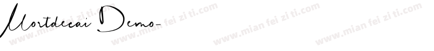 Mortdecai Demo字体转换